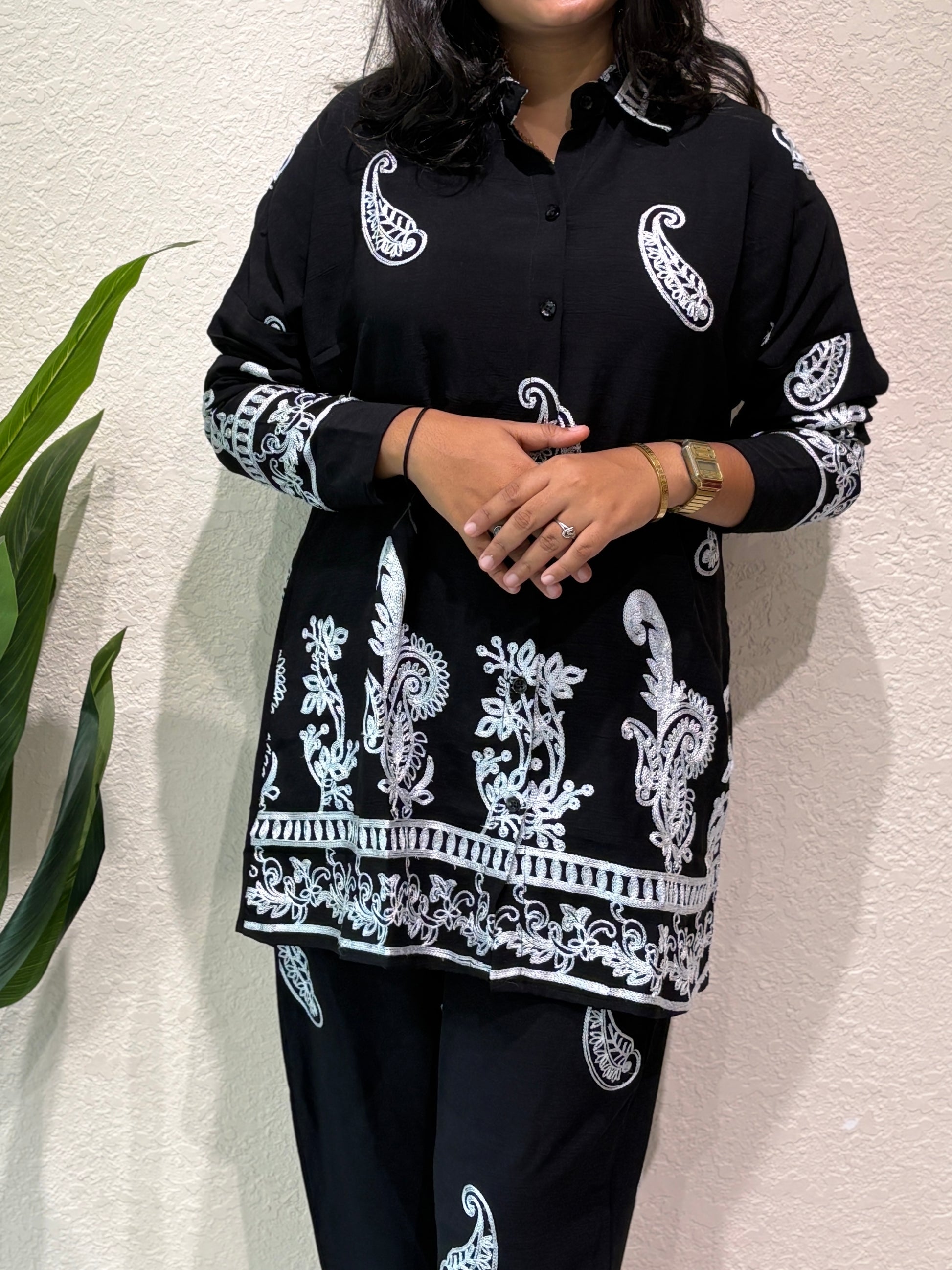 Embroidered co ord sets