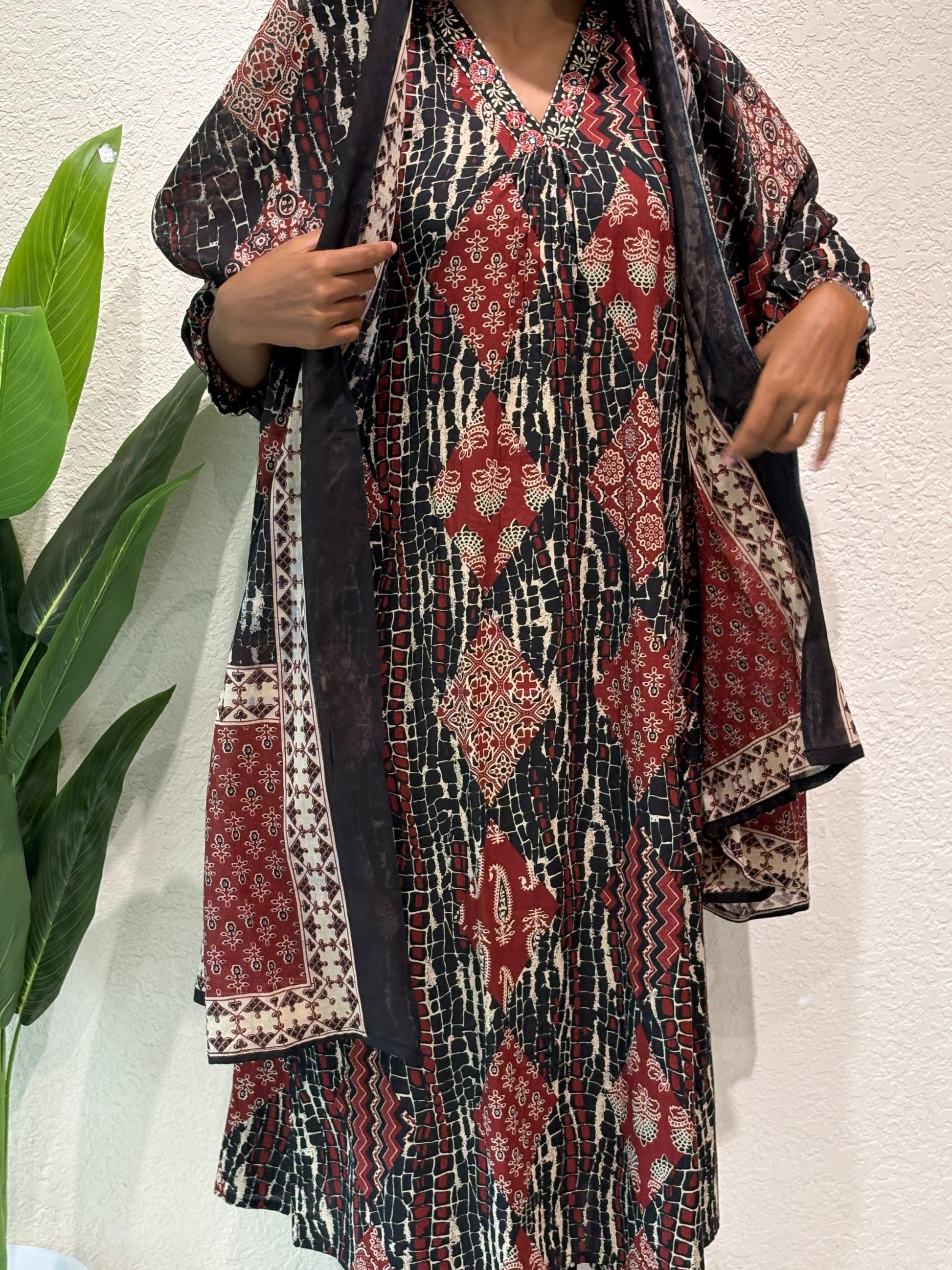 Cotton Churidar Set