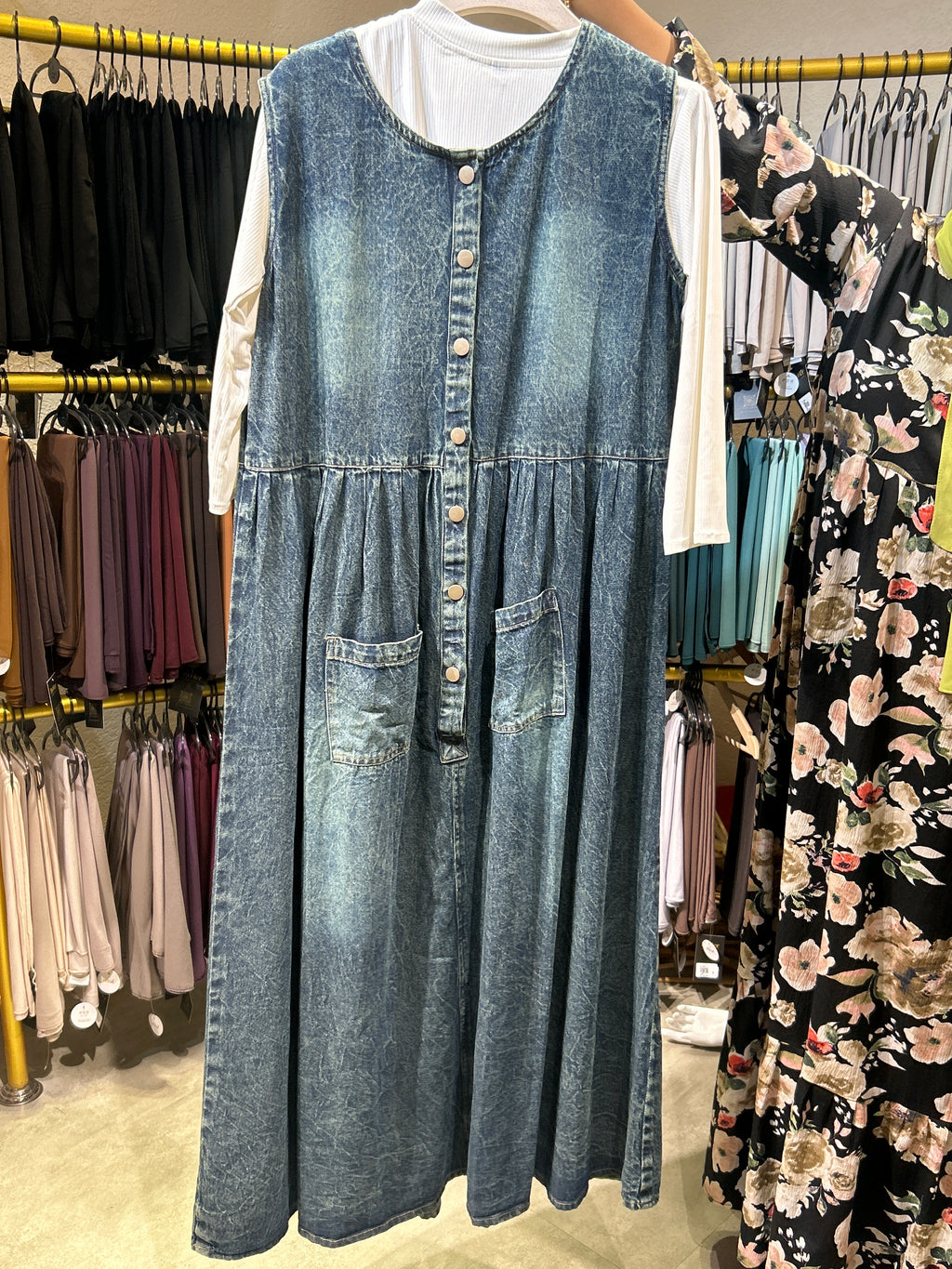 Denim Pinafore