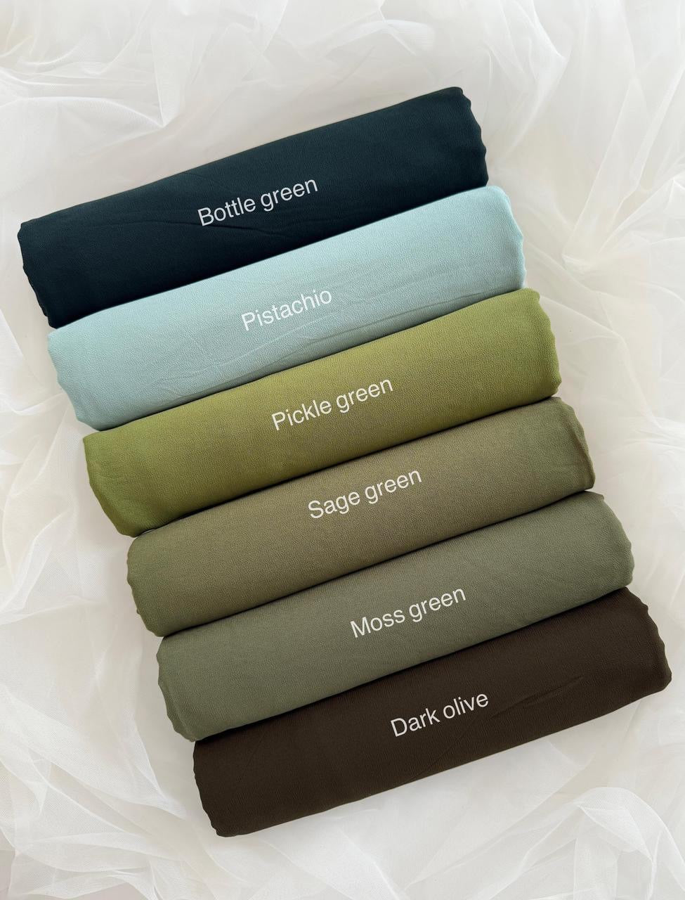 Moja Hijab (Blues & Greens)