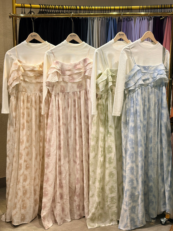 Flowy Pastel Ruffle Pinafore