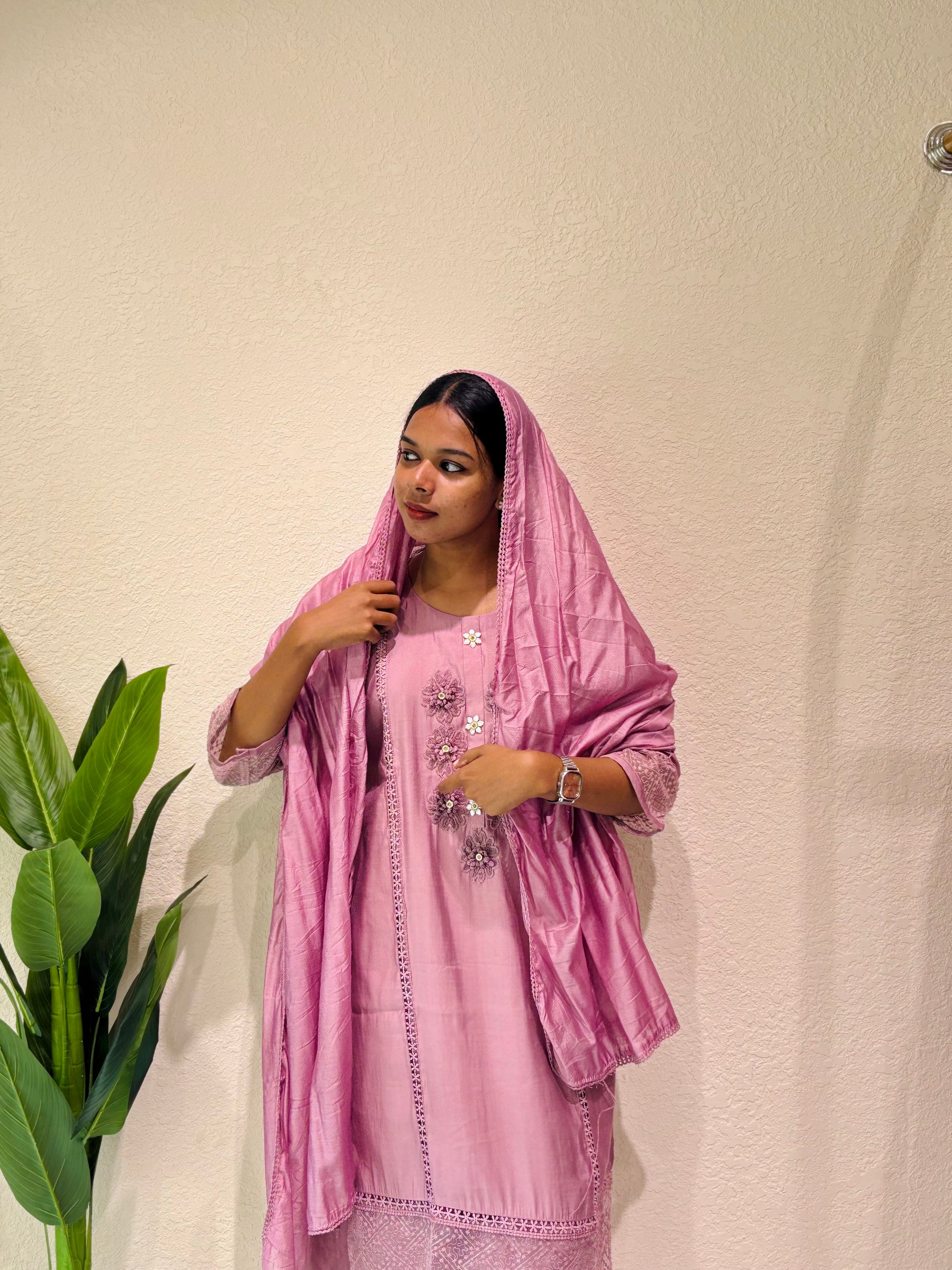 Pink Kurta Set