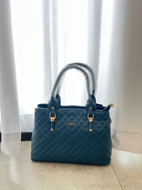 Blue handbag