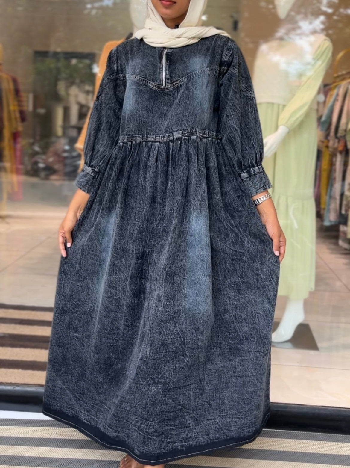 Denim Gown