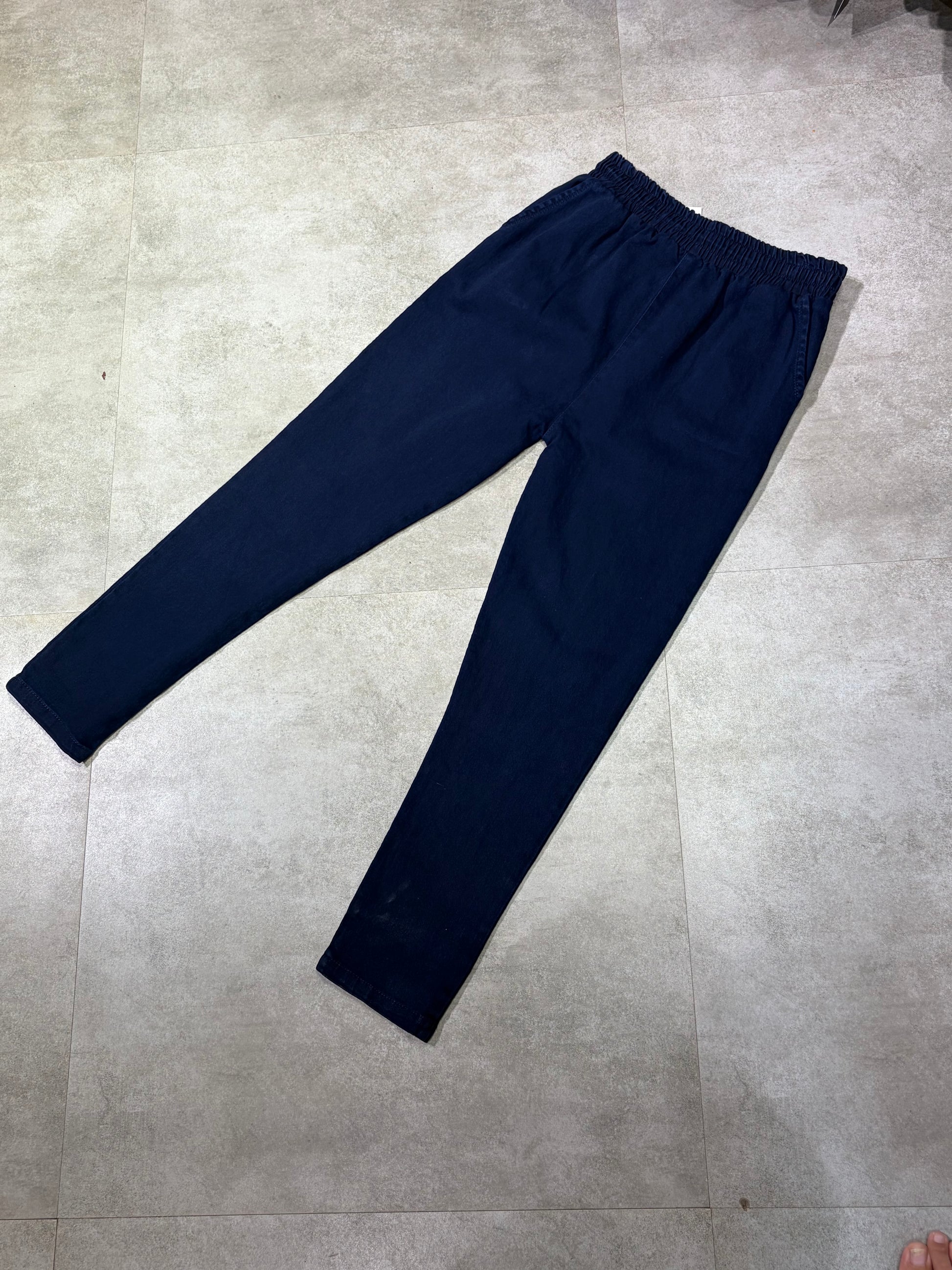 Dark Blue Denim Pants