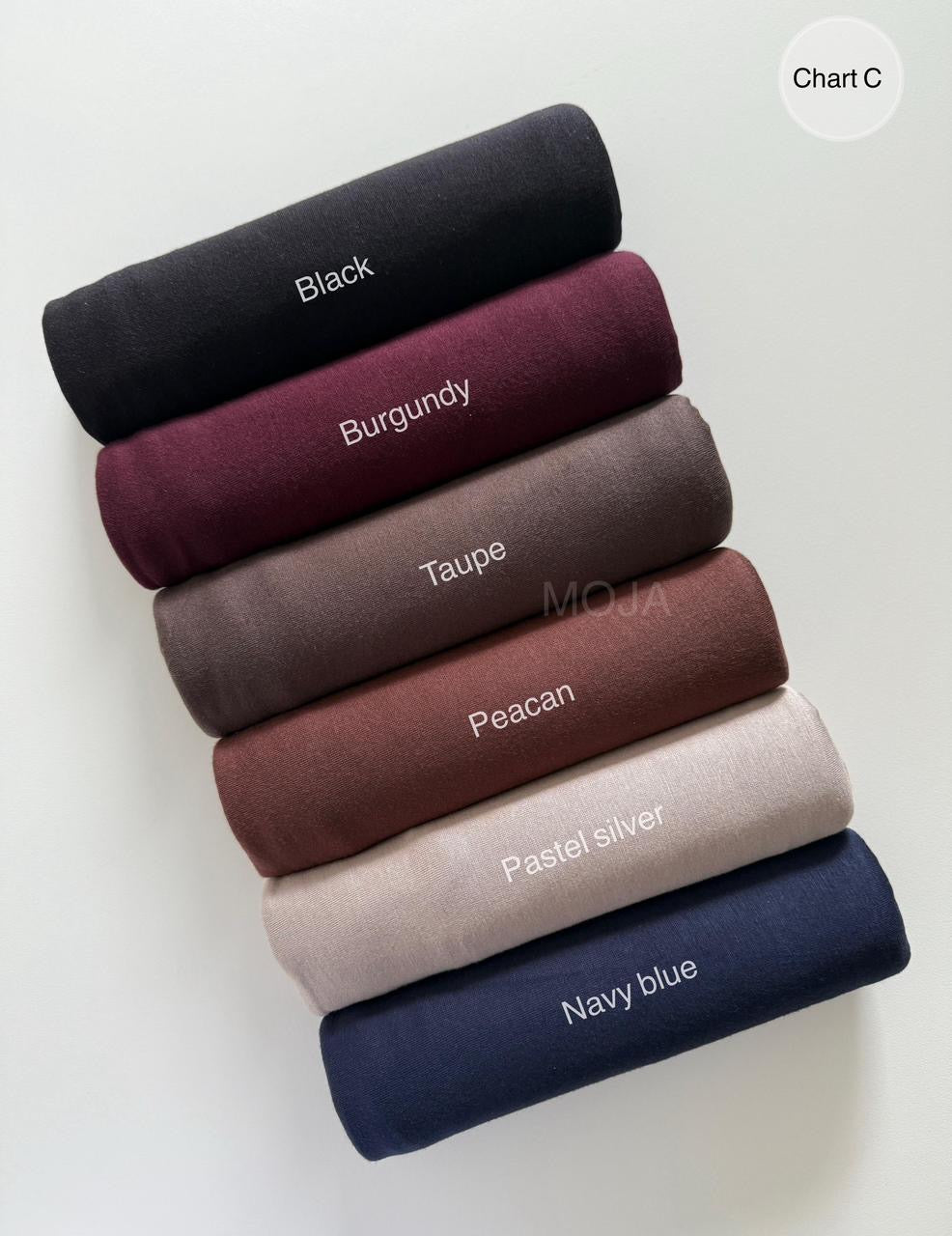 Jersey Hijabs – Bold & Dark Tones