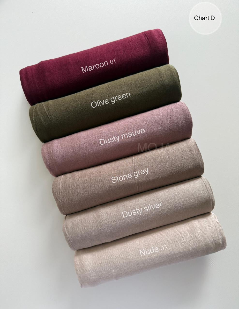 Jersey Hijab – Deep & Earthy Tones