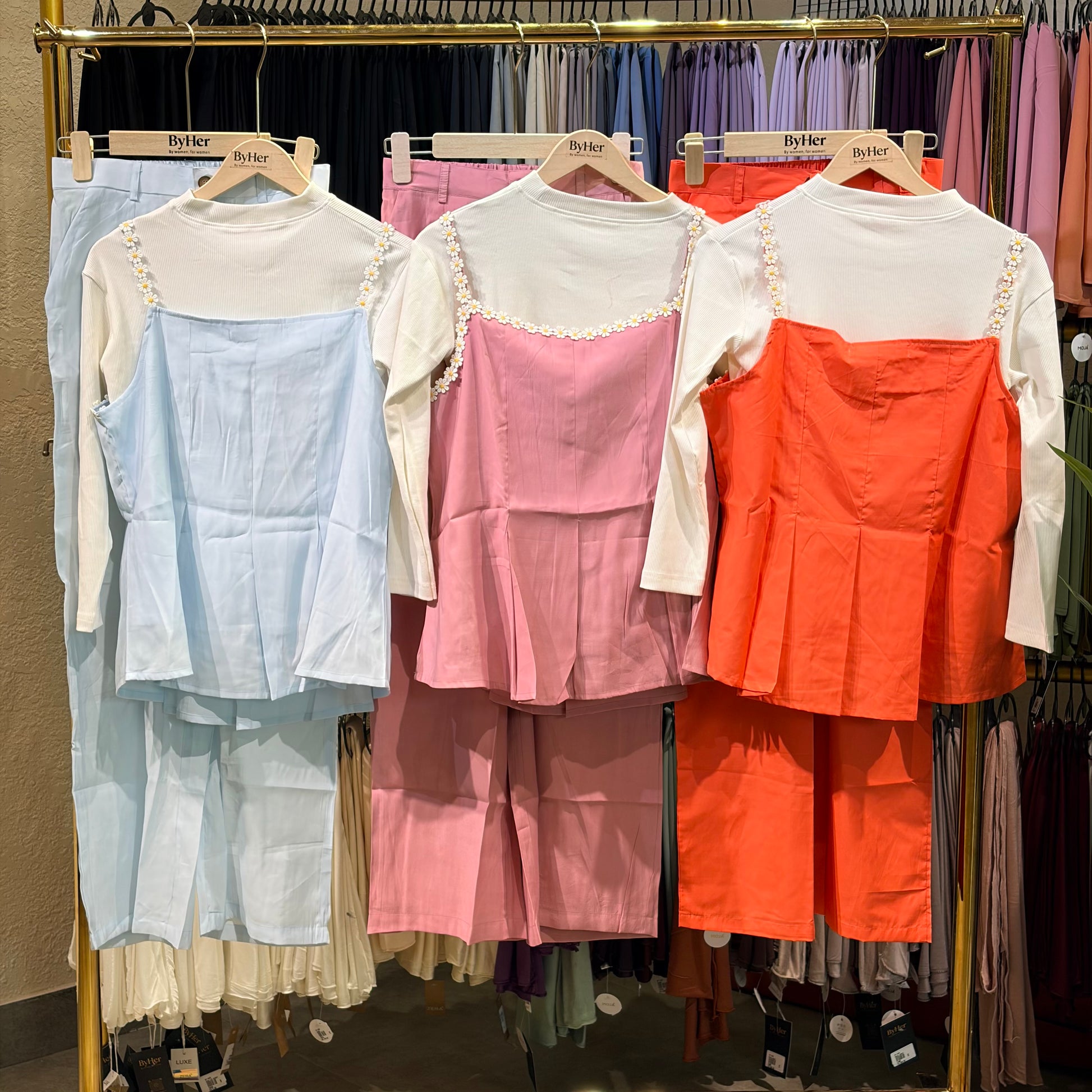 Pleated Peplum Co-Ord