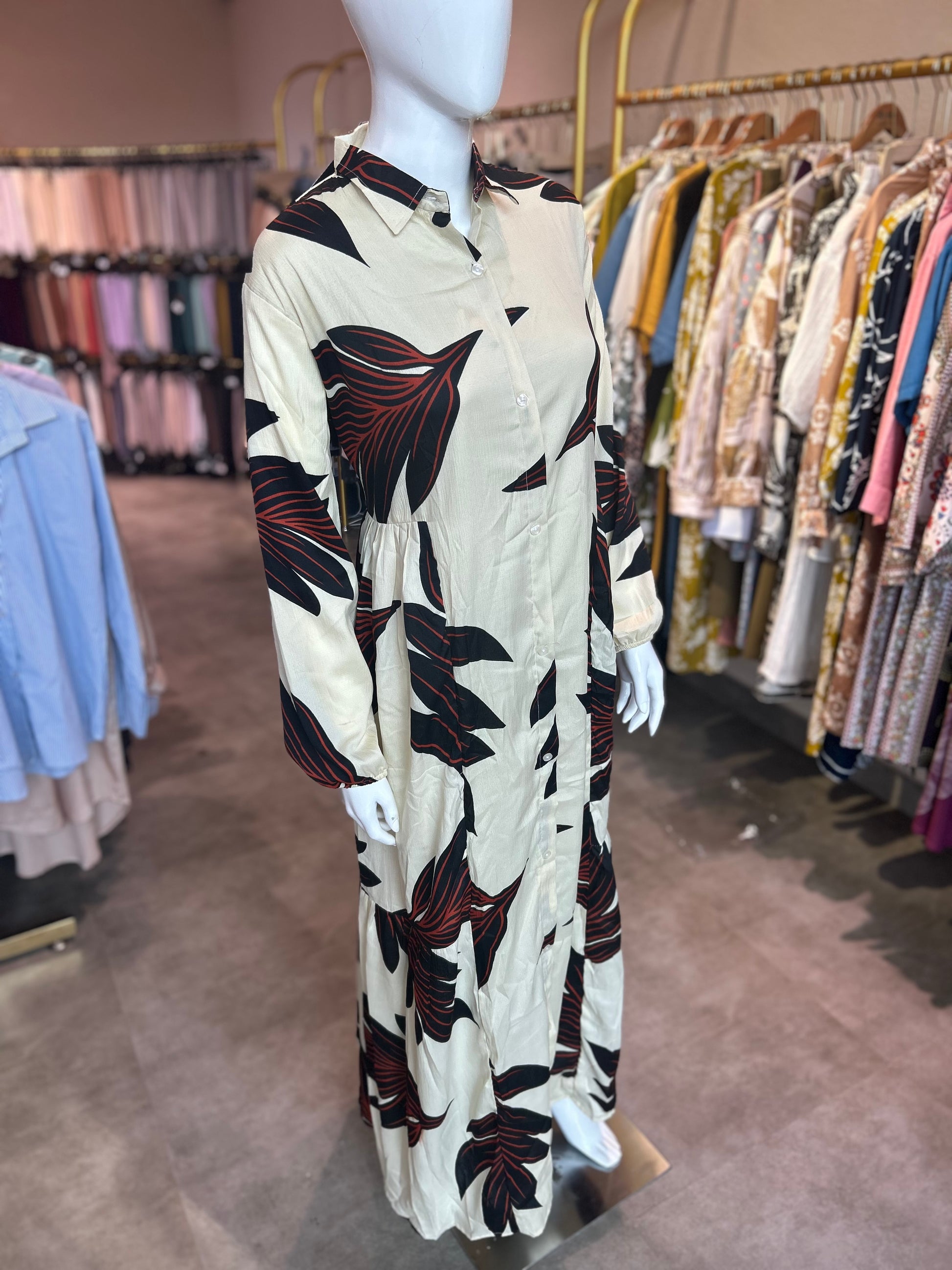 Delta fabric full gown