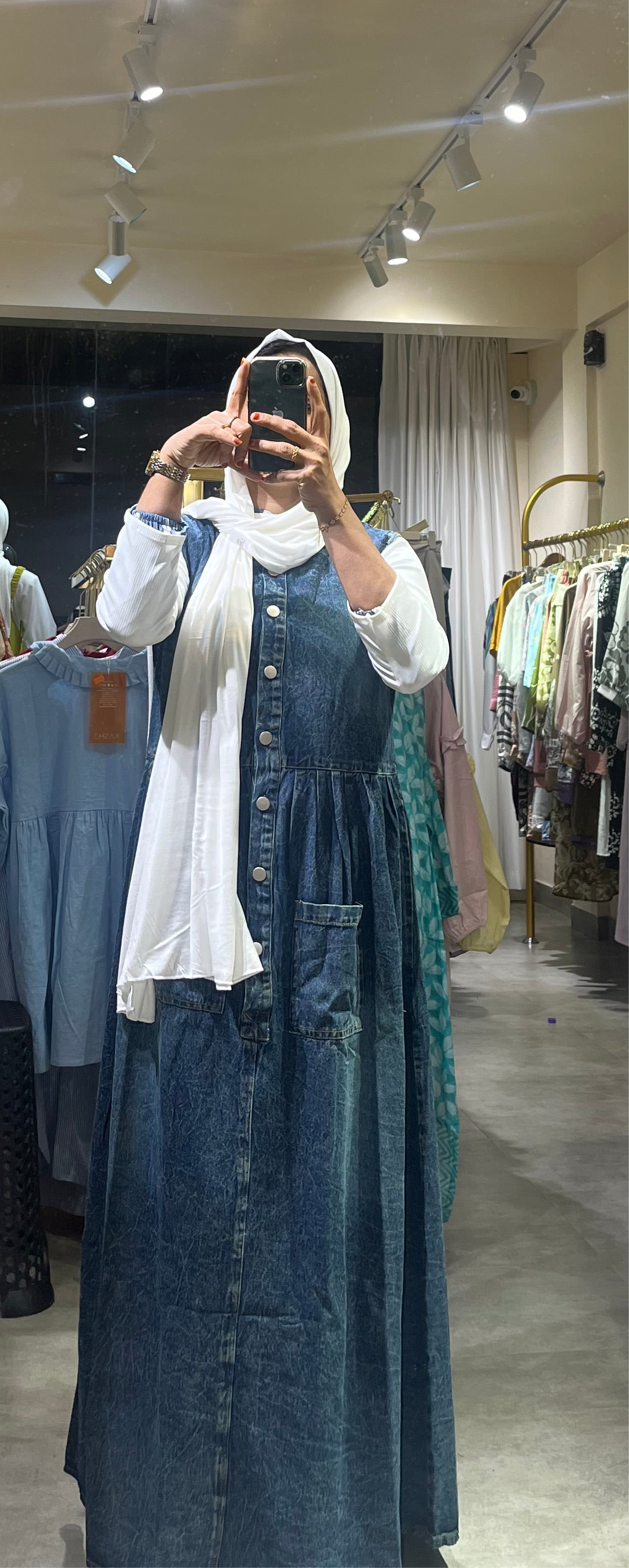 Denim Pinafore