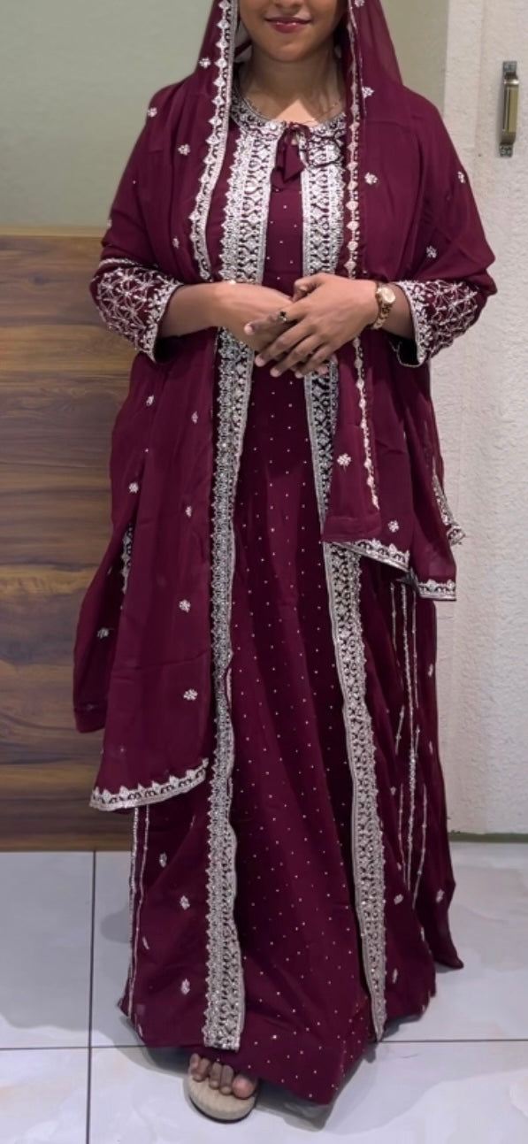 Party Wear Anarkali Set