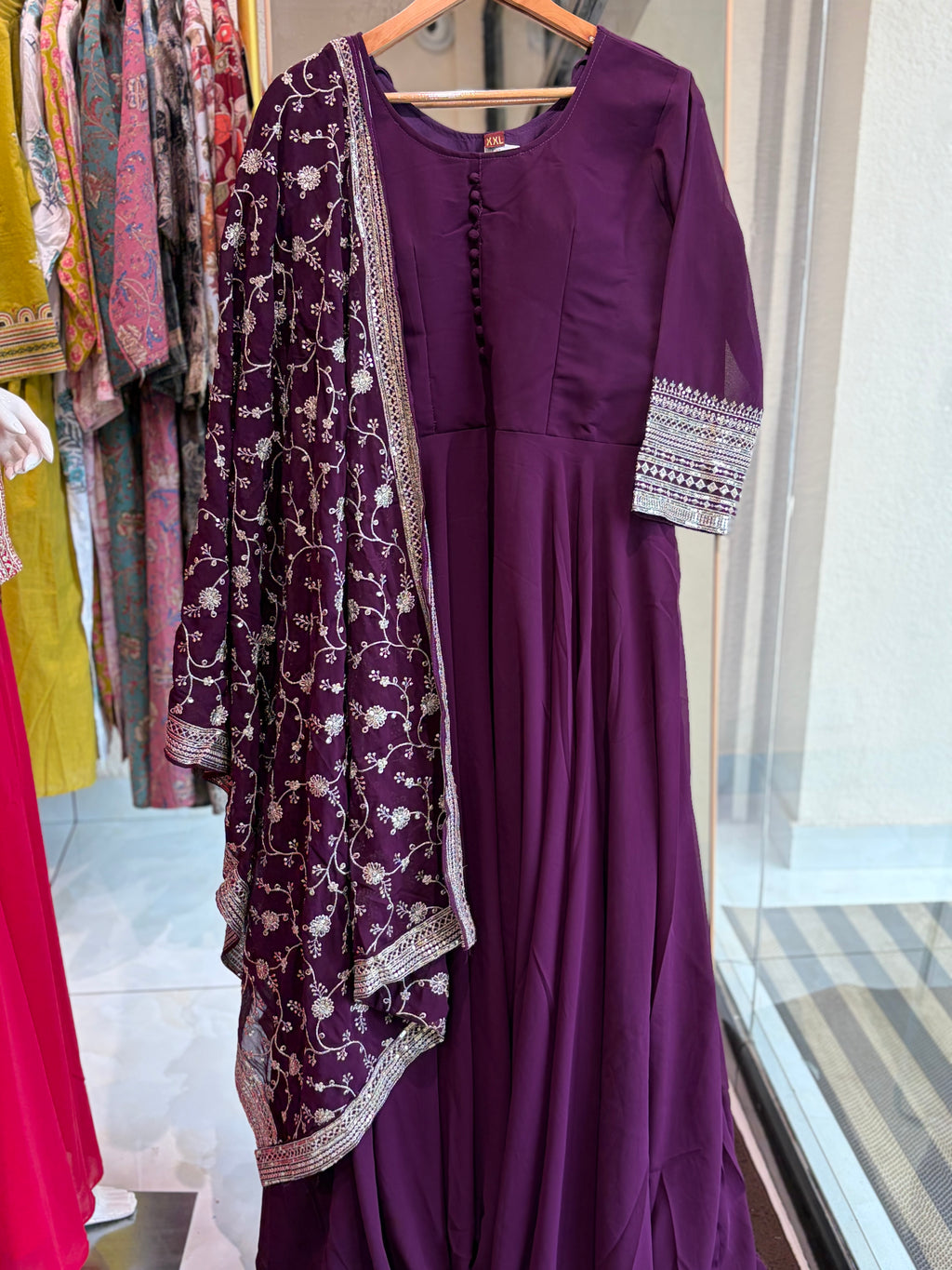 Flared Anarkali Set