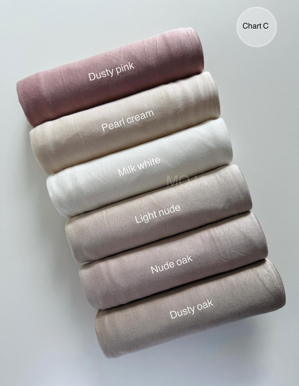 Jersey Hijabs –Cream & Dusty Shades