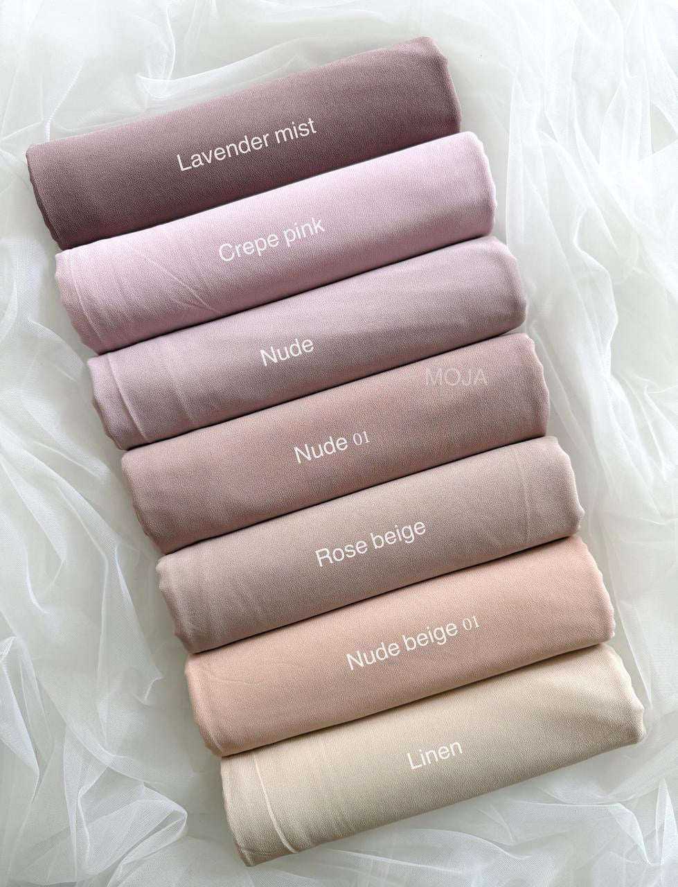 Moja Hijabs (Shades of Pink Nudes)