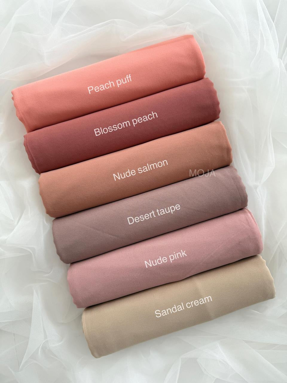 Moja Hijab (Shades of Peach Nudes)