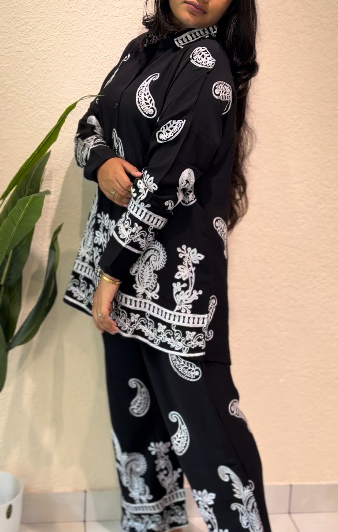 Embroidered co ord sets
