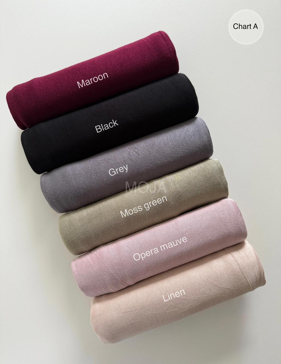 Jersey Hijabs – Maroon & Mauve Neutrals